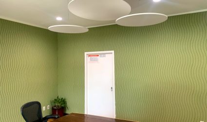 suspended acoustic cloud